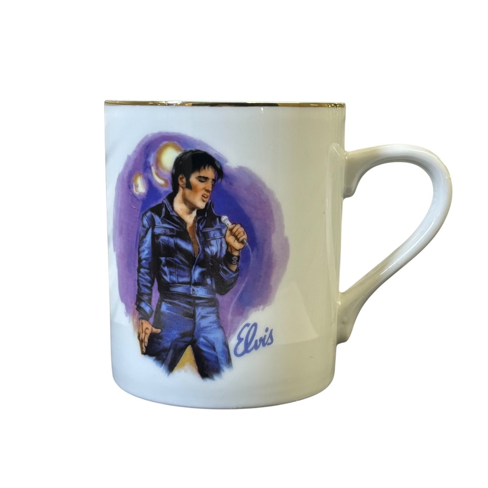 Elvis‎ Presley Hound Dog 50th Anniversary Nostalgia Collectibles Coffee Mug